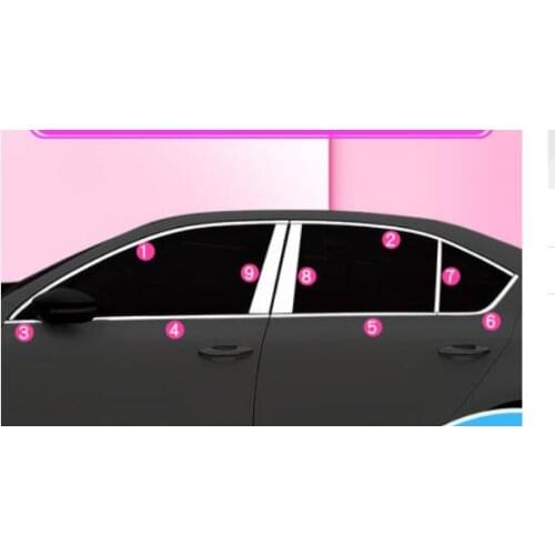 Stainless Steel Full Kit Window Sill Frame Cover Molding 18pcs For Skoda Octavia A7 MK3 2015 2016