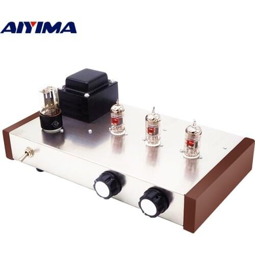 AIYIMA Preamplifier Audio 12AX7 6z5p 12ax7b Tube Pre Amplifier Home Preamp Tube With Tone Control Adopting Marantz M7 Circuit