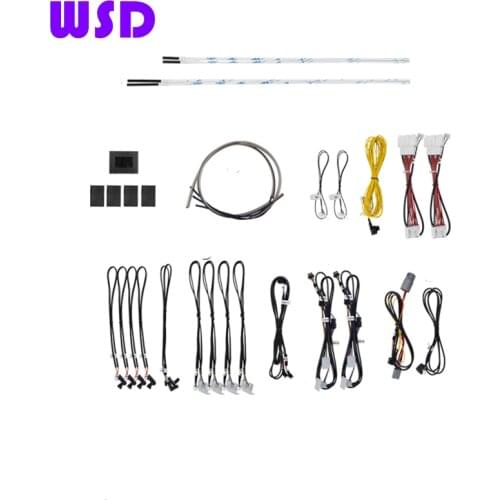 LED Ambient Light Suitable for Mazda 3 Atmosphere Light 64-color Trim Light Gradient Atmosphere Light ABS Original Installation