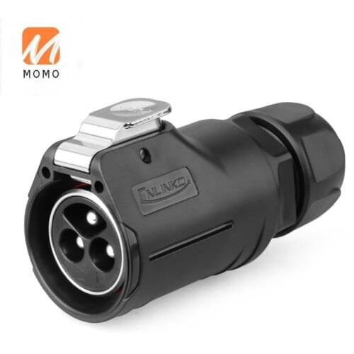 LP28 High-Current 35A new energy lithium battery 3Pin male and female waterproof aviation connector plug socket