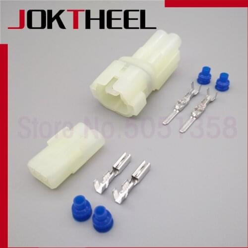 1/5/10/20/30 sets kit Sumitomo 2 pin way male female reversing radar automotive connector 6187-2801 6187-2804