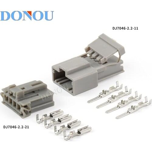 1set Suitable for Honda fog lamp steering plug connector 4-pin car connector male and female to wiring harness DJ7046-2.2-11/21