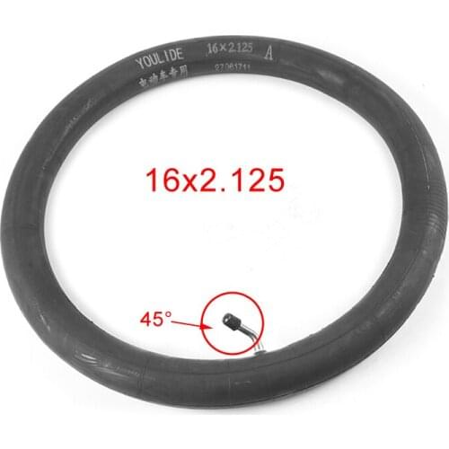 16x2.125 Inner Tube Electric scooter for 16 Inch Electric scooter 16*2.125 Inner Tube 45° Nozzle High Quality Rubber