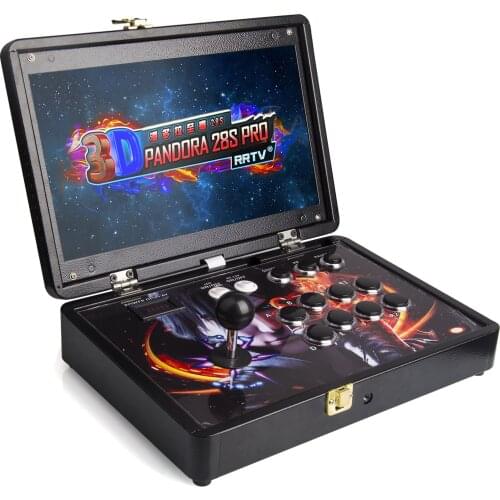 3800-In-One Pandora 3D 28S Arcade Game Console 14-Inch Portable All-Metal Case Game Console - AU US UK EU Plug