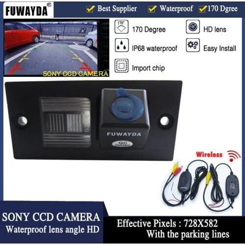 FUWAYDA Free Shipping Wireless CCD CCD Chip Car Rear View Reverse Parking With Guide Line CAMERA for HYUNDAI H1 GRAND STAREX