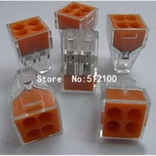 FREE SHIPPING 30PCS Wire connector 773-104 2.5 square meters Hard line wire terminals Block 18-12