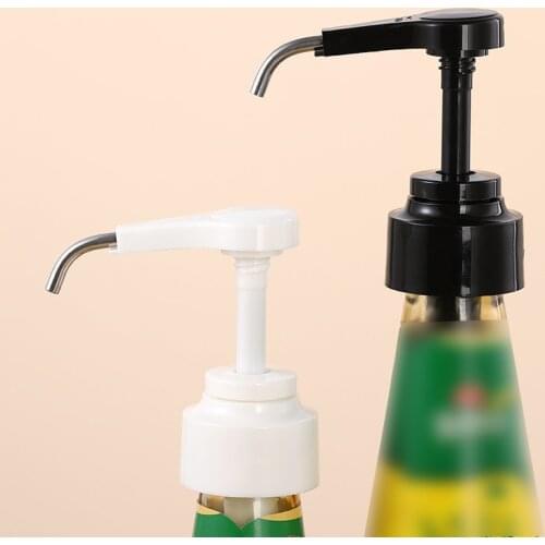 Syrup Bottle Nozzle Pressure Oil Sprayer Household Fuel Consumption For Squeezing Machine Press Mouth Kitchen Accessories