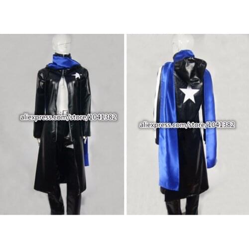 Halloween Suit Cosplay Costume black rock shooter man cosplay customized Any Size