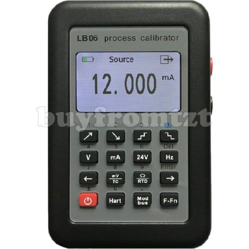 LB06 Multifunction Process Calibrator 0-24mA 0-11V/ mV Signal Generator Hart Modbus Function