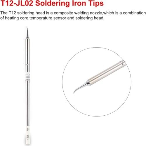 T12 Series Soldering Iron Tips T12-JL02 High-grade Welding Tools T12 Soldering Tip for Soldering Station Rapid heating