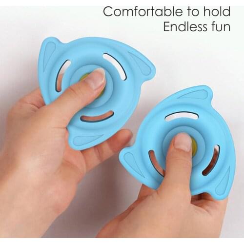 New Trackball Fingertip Spinner Toy Adults Antistress Push Bubble DimpleToy For Children Decompression Autism Rotate Spinner