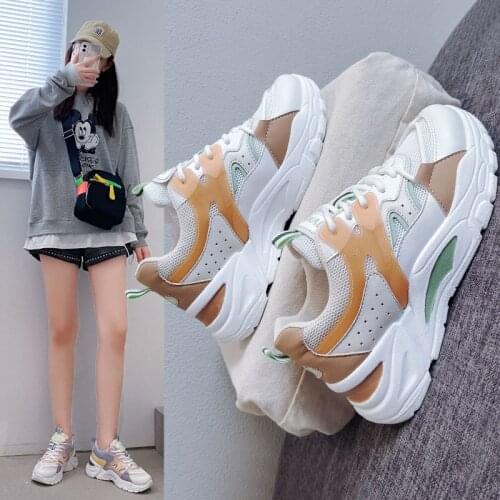 Autumn 2021 new breathable Torre womens shoes ins tide student sports shoes Korean street casual shoes children