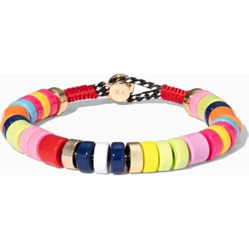 Панк bileklik ajax enamel stretch bracelet femme jewelry gift vsco girl armband pulseras mujer moda 2019 bracelets for women