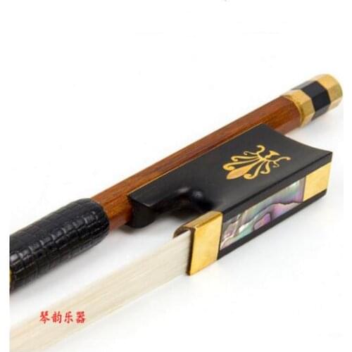 High-grade Sumu Brazilian violin bow pure ponytail bow professional performance performance bow violin accessories 4/4