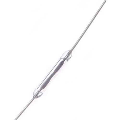 10 Pcs 2x14mm Reed Switch Normally Open Magnetic Induction Switches Electromagnetic N/O Active Components Sensors Z25 Drop ship