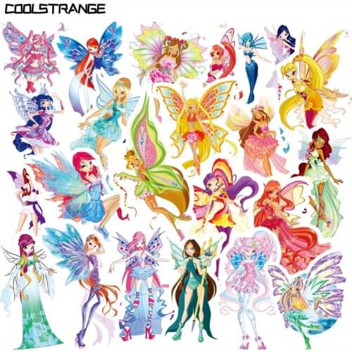 10/30/50Pcs Flower Fairy Cartoon Graffiti Stickers For Laptop Luggage Motorcycles Skateboards Phone DIY Hand Toy Gift Pegatinas