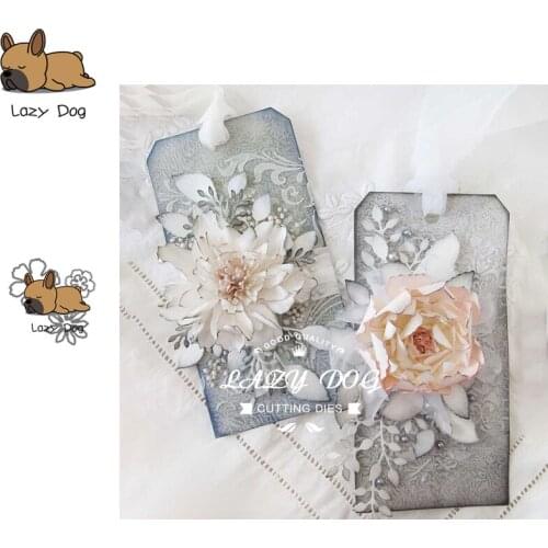 3PCS Flower Plant Metal Cutting Dies Scrapbooking Stencil DIY Decorative Craft Embossing Die Cuts Card Making New Dies For 2019