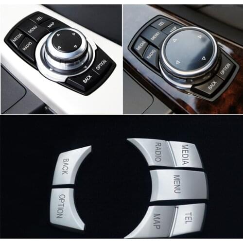 Car Console Armrest Multimedia Buttons Frame Decoration Cover Trim For BMW F10 F20 F21 F15 F16 F32 F25 F07 F26 F06 F26 F36