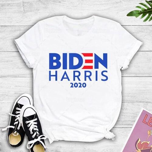 Biden Harris 2020 Election Vote T-Shirt New Arrivals Joe Biden Kamala Harris Democrat Liberal Cotton Tshirt Summer Top Tees