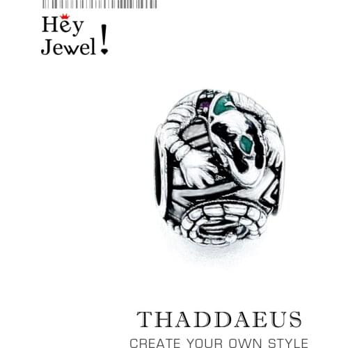 Beads Lizard,2020 New 925 Sterling Silver Strength Gift Karma Charms European Jewelry Accessories Fits Bracelet Europe Necklace