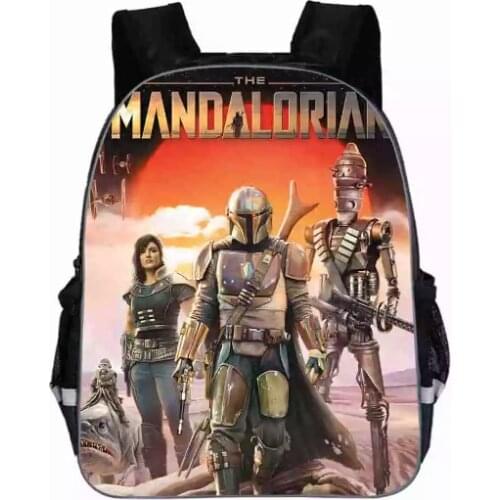 BabyYoda Children School Bags For Boys Girls Primary Backpack The Mandalorian Kids School backpack 11-16inch Toddler Mochilas