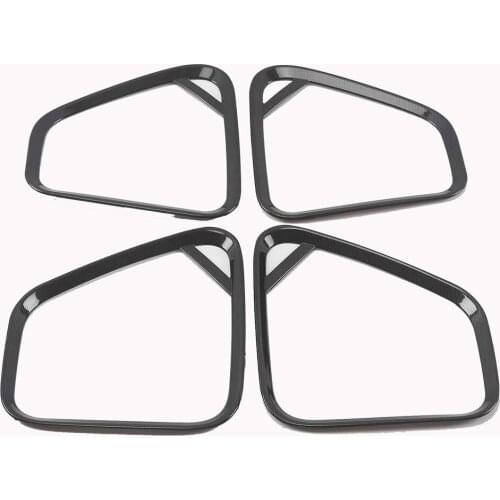 For Mitsubishi Outlander 2016 2017 2018-2020 Car Side Door Audio Stereo Ring Loudspeaker Cover Trim Interior Accessories Styling