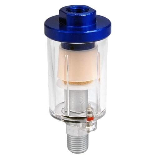 KSOL 1/4Blue Pro Mini in Line Air Filter Moisture Water Trap for Paintwork Spray Guns