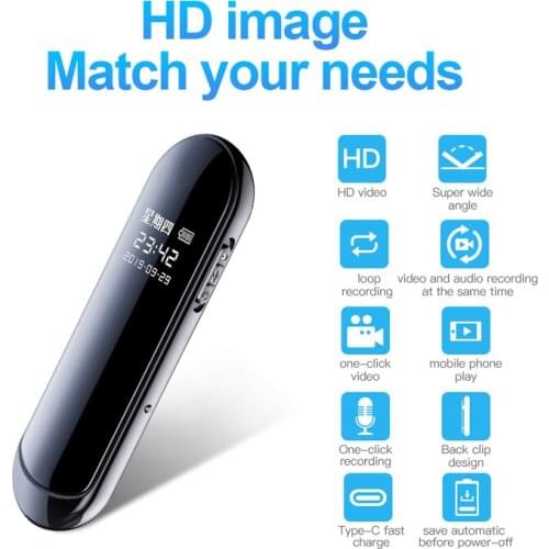 V8 One-key Operating Mini Video Camera Audio Voice Recorder CCTV Security Cam HD1080P Police Body Worn Camera Bicycle Action Cam