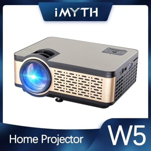 IMYTH W5 Mini LCD Projector 4000 Lumens Android WIFI Portable Home Theater Support 1080p Smart Phone