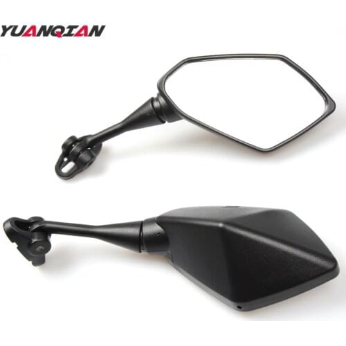 Motorcycle Mirror Black Moto Rearview Side Mirror For Yamaha YZF600 YZF 600 YZF600R YZF R1 R6 R3 R25 r6s r1m R125 R15 All Year