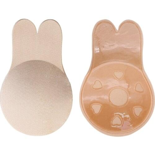 Invisible Underwear Sexy Breast Petals Party Dress Bras Bunny Wedding Stickiness Lifter Viscose Prayger 4030 Rabbit Natural