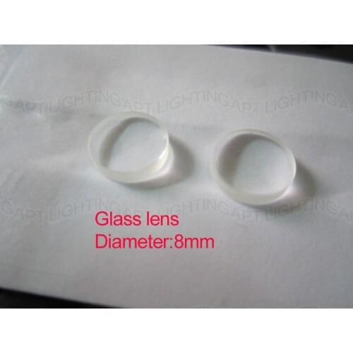 NEW 2pcs Quality 808nm laser diode focus glass lens/ Collimating lens / Diameter 8mm