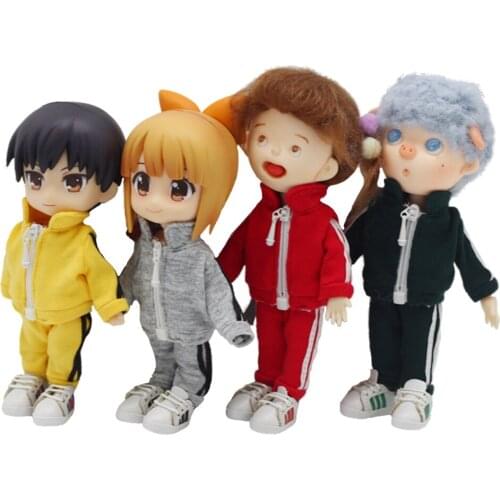 Obitsu11 Sports Suit for OB11,YMY,GSC,1/12 BJD Dolls Toy Clothes Dolls&Accessories Clothing