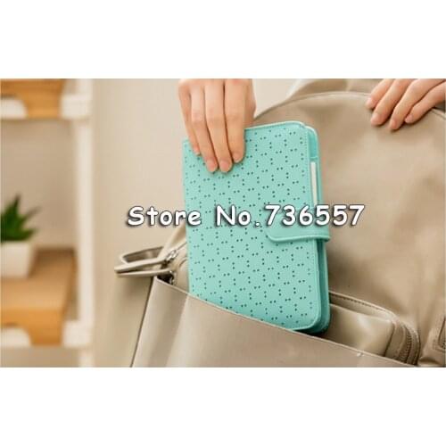 Creative hollow leather spiral notebook,cute school agenda organizer/binder diary planner/travel journal filofax stationery A5A6