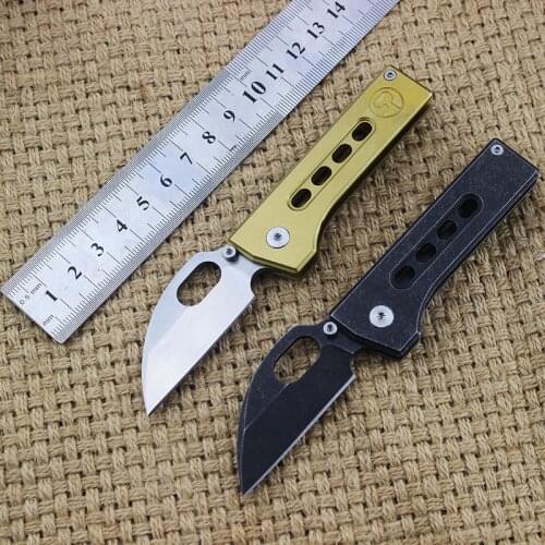 Dropship 5CR15MOV Stainless Steel Folding Knife Outdoor portable Knife Pocket Hand Tools With Clip