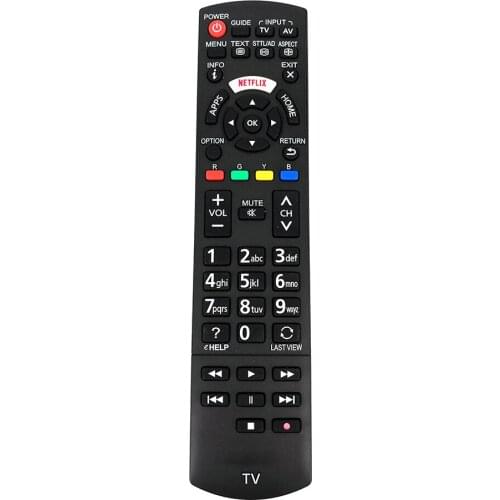 NEW Replacement for Panasonic Viera HD LED Plasma TV Netflix Home Audio Remote Control N2QAYB001008 Fernbedienung