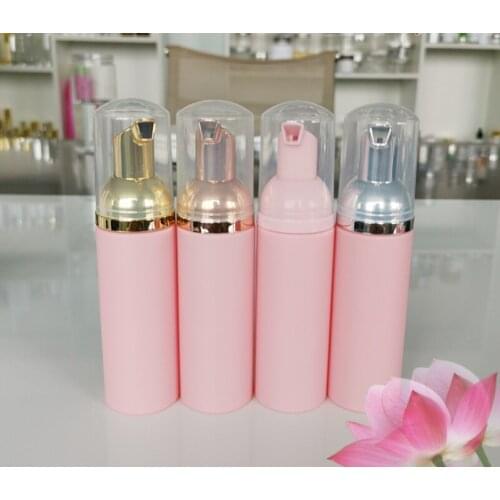 1Pcs Plastic Foamer Pump Bottle Refillable Empty Cosmetic Bottle Cleanser Soap Dispenser Foam Container 60ml