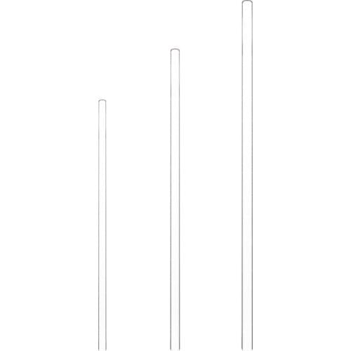 10PCS Glass mixing rod/guide rod/muddler high temperature corrosion resistance dia5/6 /8mm length15/ 20 /25 /30/35cm laboratory