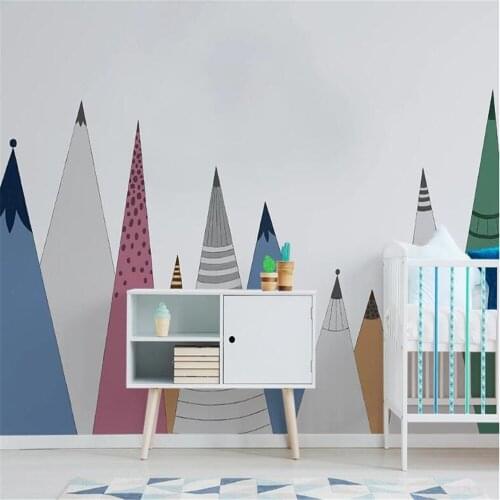 Milofi custom 3D photo wall painting wallpaper children cartoon simple wallpaper decorative painting background wall