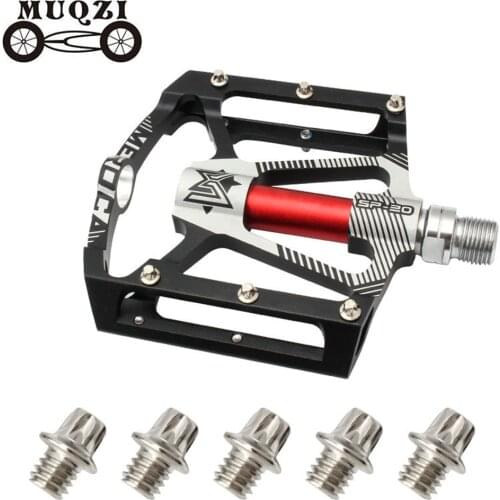 50pcs Bicycle Pedal Replacement Pins Bolts Bike Hex M4 Pedal Pin Screws Set MTB Folding Cycling Pedal Anti-slip Nail Silver