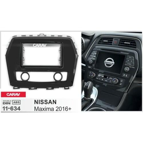 CARAV 11-634 Top Quality Radio Fascia for NISSAN Maxima 2016+ Stereo Fascia Dash CD Trim Installation Kit