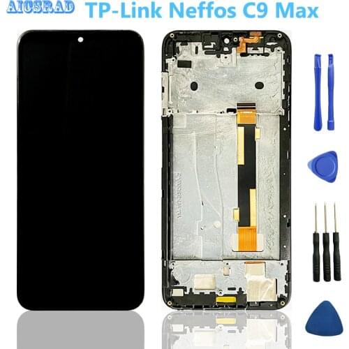 For TP-LINK Neffos X1 Max X1MAX TP903A TP903C Display Cell Phone LCD Display Touch Screen Assembly +Frame Replacement Parts+Tool