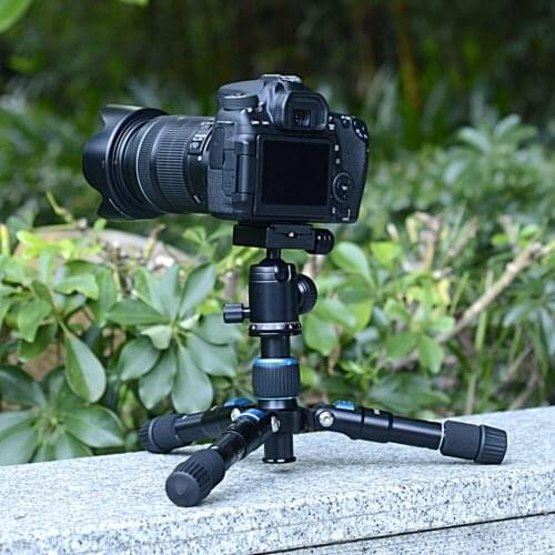 For BEXIN MS08 Tripod Desktop Mini Tripod Portable Phone Three Bracket Camera Photography Small Tripod With Mobile Phone Clip