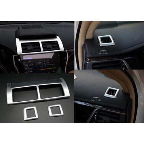 For Toyota Camry 2012 2013 2014 2015 2016 2017 Matte Side Air Conditioning AC Outlet Vent Car Accessories Cover Trims 3Pcs/set