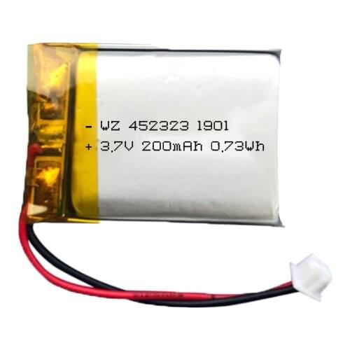 Battery factory for 452323 bluetooth headset polymer battery polymer lithium battery rechargeable battery 3.7v