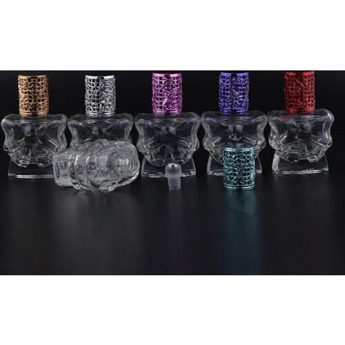 13ml Perfume Bottle With Metal Roll On Butterfly Shaped Travel Set Of Bottles Sample Containers For Cosmetics F20172619