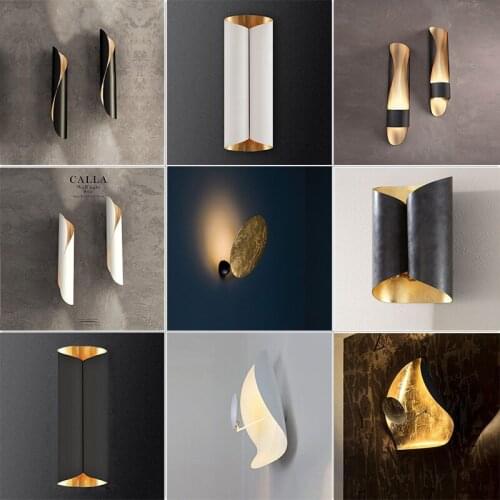 Background Wall Arts Wall Lamp Northern Europe Originality Personality Design A Living Room Aisle Bedroom Bedside Wall Lamp