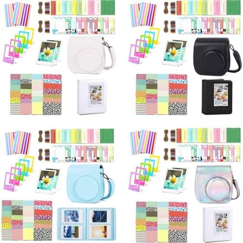 Camera Accessories Kit Case Album Photo Frames Stickers Camera Accessories Bundle with Case for Fujifilm Instax Mini 11
