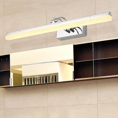 L LED mirror front light mirror cabinet light Bathroom bathroom light makeup light Simple dressing table