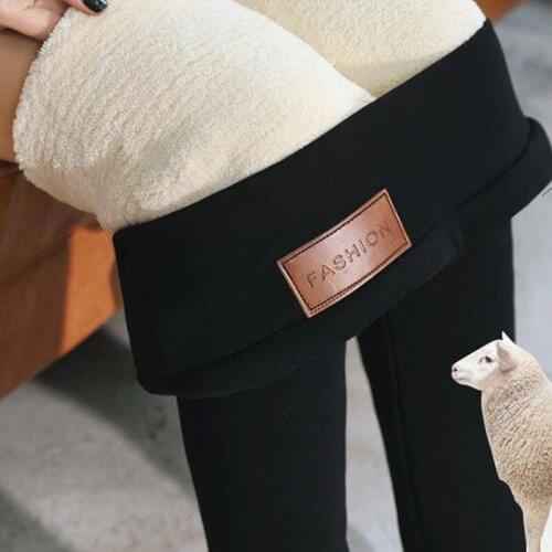 Winter Women Leggings Velvet Warm Pants Hight Waist Leggings Women Solid Color Legging Comfortable Keep Warm Stretchy Legging